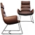 ARVA_LOUNGE: Stylish & Comfortable Lounge Chair 3D model small image 7
