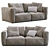 Elegant Poliform SHANGAI Sofa 3D model small image 1