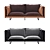Modern Milan Sofa: Sleek Design & Versatile Colors 3D model small image 2