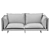 Modern Milan Sofa: Sleek Design & Versatile Colors 3D model small image 3