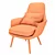 Elegant Caratos Armchair: Ultimate Comfort 3D model small image 2