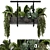 Metal Box Hanging Plants Set 96 3D model small image 1