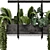 Metal Box Hanging Plants Set 96 3D model small image 4