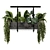 Metal Box Hanging Plants Set 96 3D model small image 6