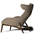 Beatrix Armchair: Dual-Tone Elegance 3D model small image 11