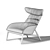 Beatrix Armchair: Dual-Tone Elegance 3D model small image 12