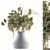 Fresh Green Branch Bouquet 3D model small image 1