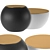 Modern 2-Piece Coffee Table Set 3D model small image 1