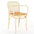 Hoffmann Cane Chair 2: Elegant and Versatile 3D model small image 3