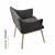 Elegant DANAI Chair: Sleek Style 3D model small image 2