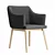 Elegant DANAI Chair: Sleek Style 3D model small image 4