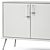 Larina Modern Sideboard: Sleek Design & Ample Storage 3D model small image 3