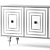 Elegant Catherine Sideboard: Modern Design, Spacious Storage 3D model small image 3