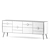 Luxury Diamond Sideboard 3D model small image 4