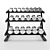 Durable Metal Gym Dumbbell Set 3D model small image 2