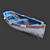 Vintage fishing boat 3D model small image 1