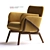 Dreamy Elysia Lounge Chair 3D model small image 2
