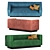 Emerald Conjure Channel Tufted Velvet Sofa 3D model small image 11