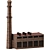 Antique Brick Boiler Room 3D model small image 1