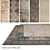 DOVLET HOUSE Carpets - Set of 5 (704) 3D model small image 1