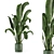 Concrete Pot Indoor Plants - Set 99 3D model small image 2