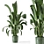 Concrete Pot Indoor Plants - Set 99 3D model small image 3