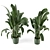 Concrete Pot Indoor Plants - Set 99 3D model small image 5