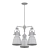 Elegant Satin Nickel Chandelier 3D model small image 2