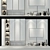 Modern TV Wall Set 0182 3D model small image 2