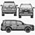 Toyota Land Cruiser 200 Executive Lounge 2021 - Top-Grade Luxury SUV 3D model small image 7