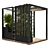 Outdoor Oasis: Pergola Furniture Set 3D model small image 3