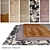 Luxurious Carpets Bundle by DOVLET HOUSE 3D model small image 1