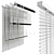 Modern Metal Blinds: Black & Gray 3D model small image 6