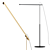 Sleek Swedish Floor Lamp 3D model small image 1