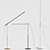 Sleek Swedish Floor Lamp 3D model small image 2