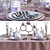 Modern Dining Table Set 017 3D model small image 4