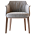 Poltrona Frau Archibald Fabric Chair 3D model small image 4