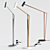 Sleek Crane LED Desk Lamp 3D model small image 1
