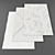 Random Set of 4 Carpets 3D model small image 1