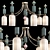 Odeon Light 4861/7C CANDY Ceiling Chandelier 3D model small image 1