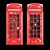Classic London Phone Booth 3D model small image 2
