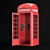 Classic London Phone Booth 3D model small image 4