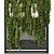 Set of 100 Indoor Hanging Plants: Metal Stand 3D model small image 6