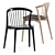 Newood Chair: Elegant & Ergonomic by Cappellini 3D model small image 2