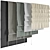 Elegant Roman Shades: High-Quality Model 3D model small image 1