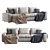 Modern Kivik Sofa: Comfortable & Stylish 3D model small image 1