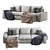 Modern Kivik Sofa: Comfortable & Stylish 3D model small image 6