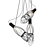 Elegant Illumination: Shibari Pendant Light 3D model small image 1