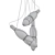 Elegant Illumination: Shibari Pendant Light 3D model small image 2