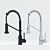 Sleek Modern Kitchen Faucet Set 3D model small image 2